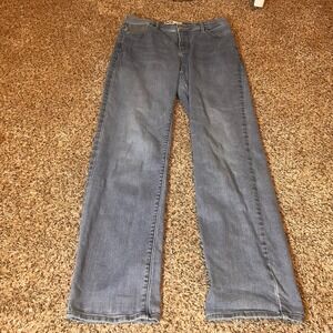 Levi's 512 Perfectly Slimming‎ Straight Leg Jeans Gray Wash Womens 12M